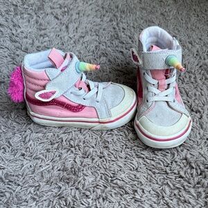 Vans Unicorn Kids Sneakers - Pink and White